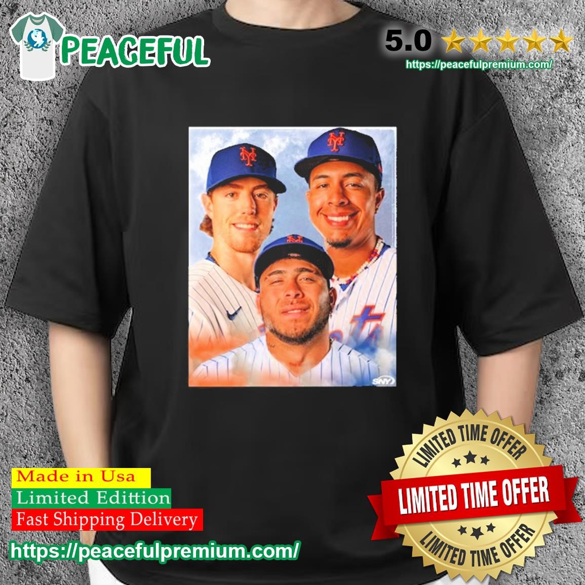 Brett Baty Francisco Álvarez And Mark Vientos New York Mets Shirt