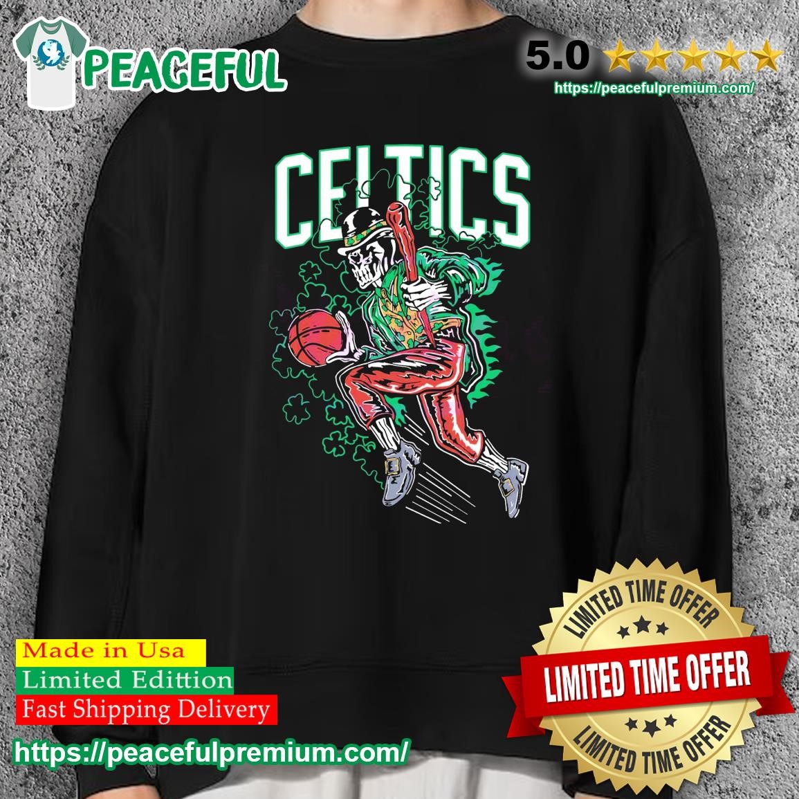 Celtics Clover Skeleton Basketball Boston Celtics Basketball 2023 Nba  Playoff Fashion T-shirt, hoodie, sweater, long sleeve and tank top