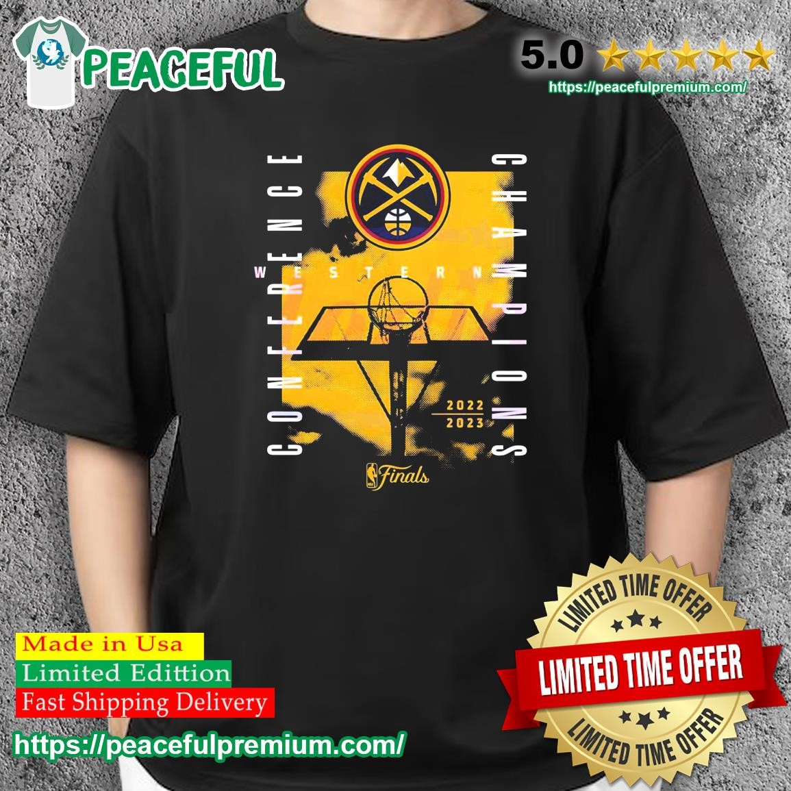 Denver Nuggets 2023 Western Conference Champions Shirt