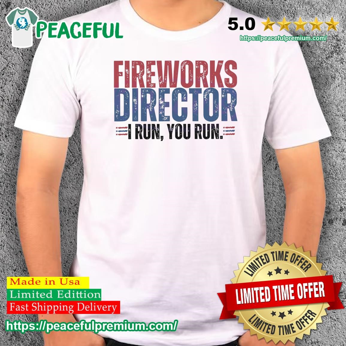 Funny 4th Of July Fireworks Director Shirt