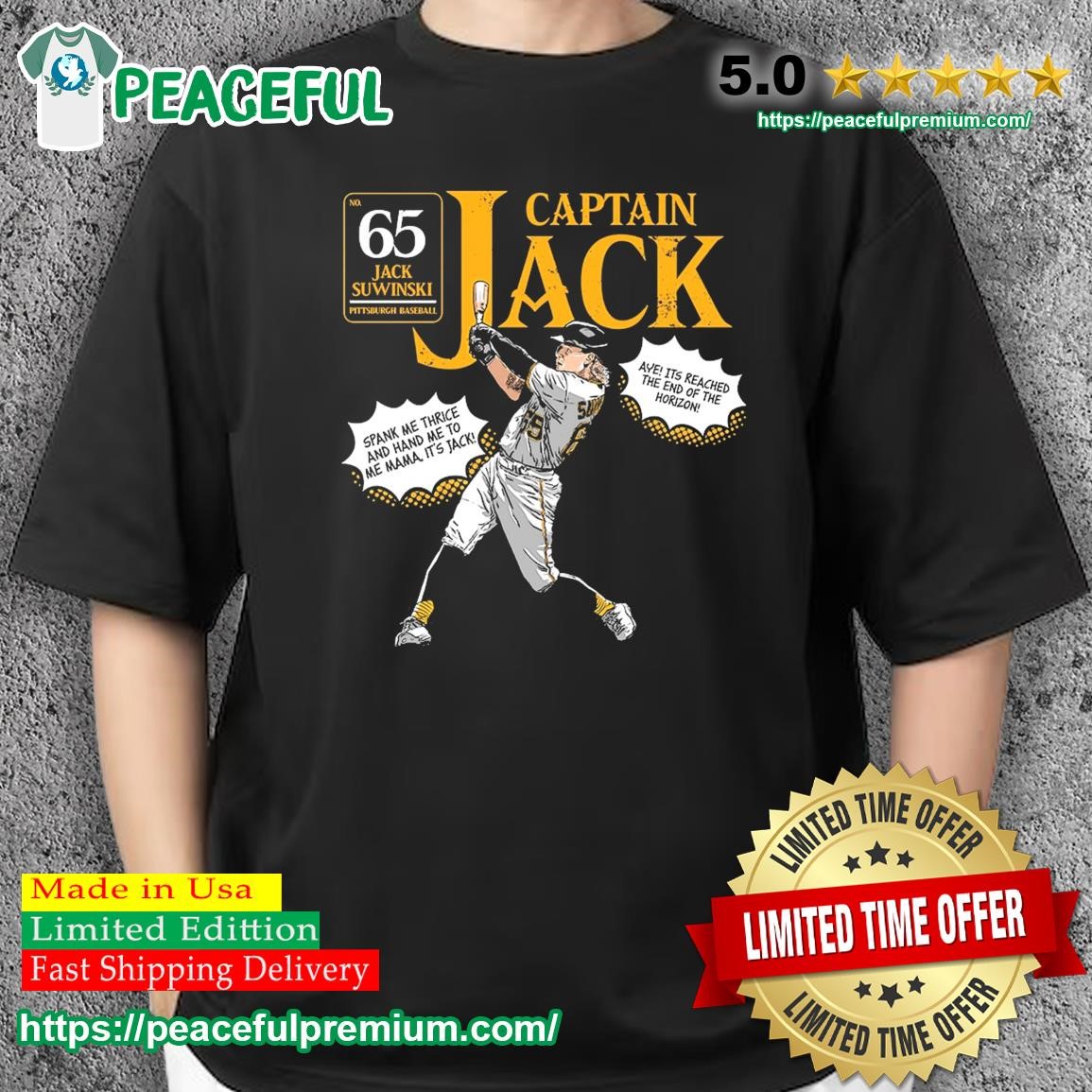 Jack Suwinski Captain Jack Pittsburgh Pirates shirt, hoodie, sweater, long  sleeve and tank top