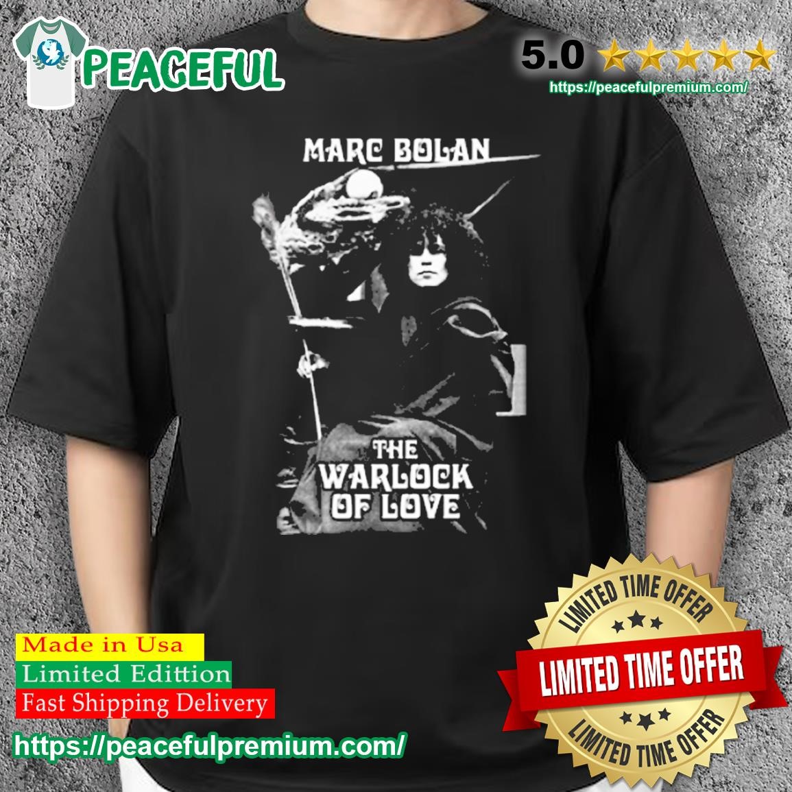 Marc Bolan The Warlock Of Love Shirt, hoodie, sweater, long sleeve