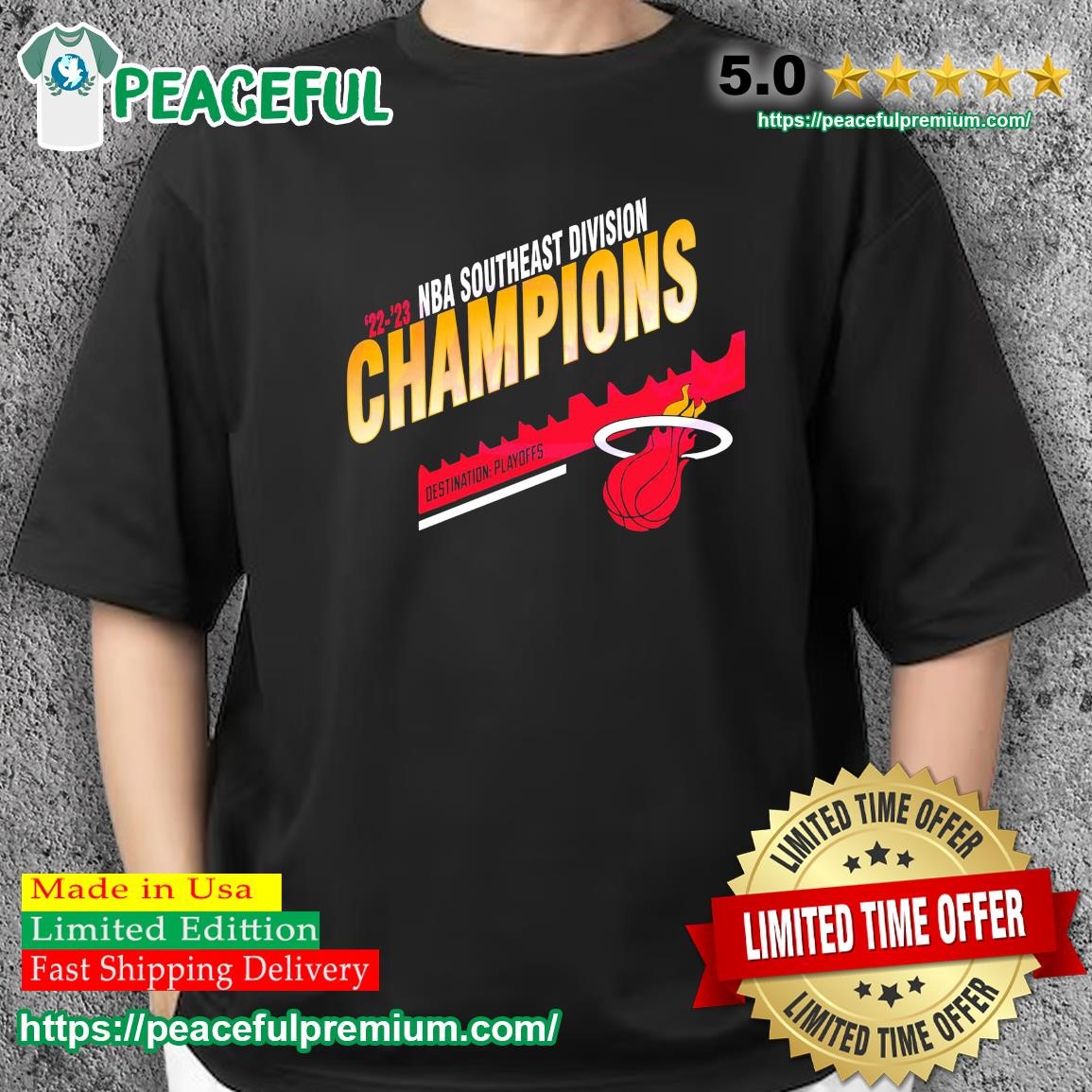 Miami Heat Southeast Division Champions Shirt