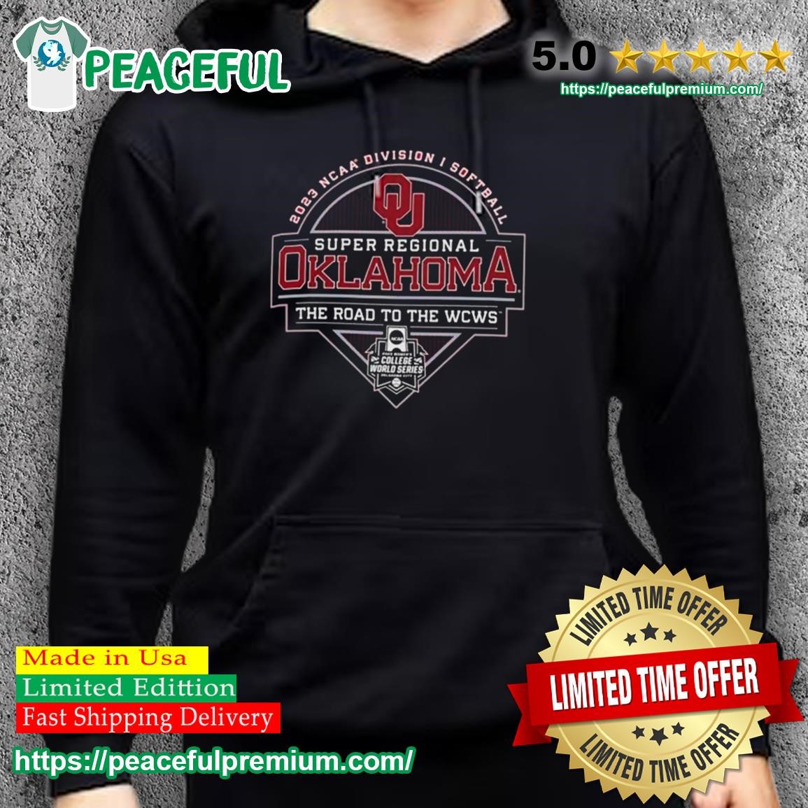 Oklahoma Sooners 2023 NCAA Division I Softball Super Regional Shirt hoodie.jpg