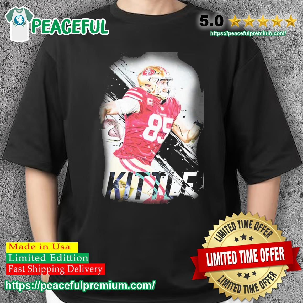 George Kittle Over The Middle 2023 T-shirt, hoodie, sweater, long sleeve  and tank top