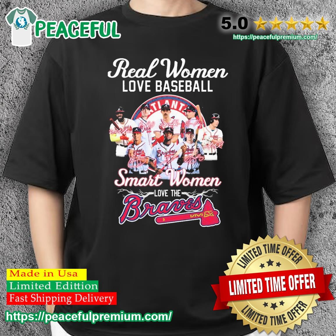 Real women love baseball smart women love the Braves shirt, hoodie,  sweater, long sleeve and tank top