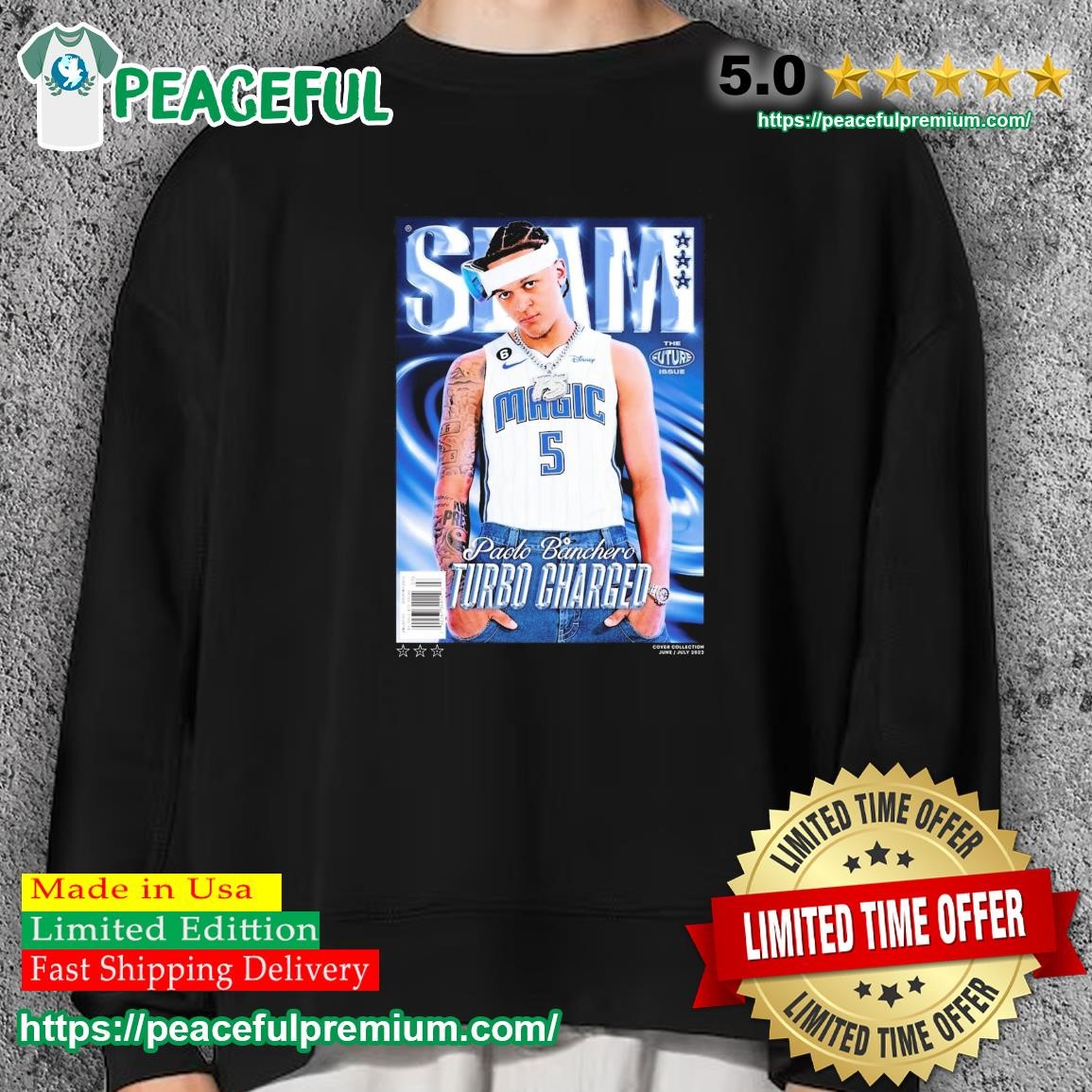 Official Slam Cover Paolo Banchero Built For This Tee Shirt, hoodie,  sweater, long sleeve and tank top