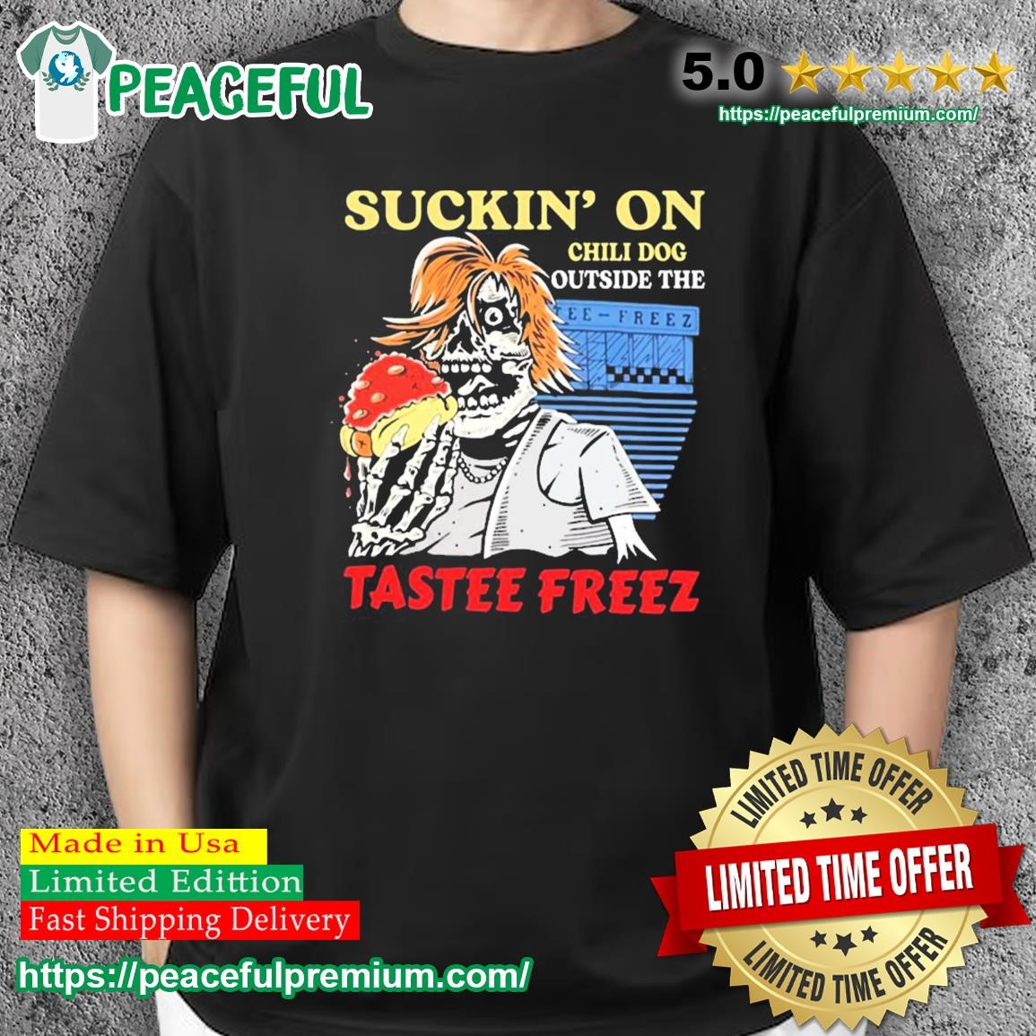 Suckin’ On Chili Dog Outside The Tastee Freez Burger Shirt
