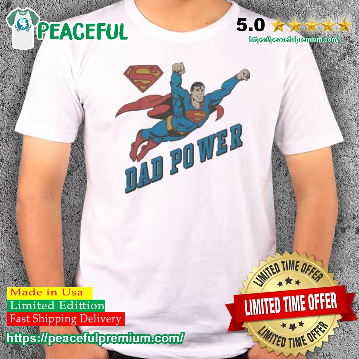 Superman Dad Power Shirt