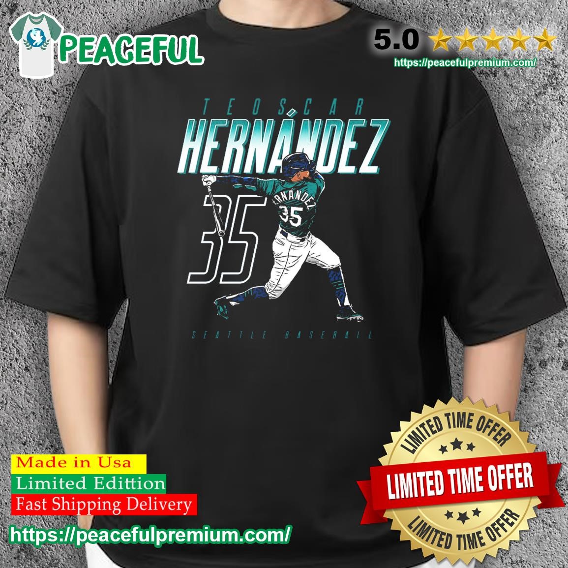 Teoscar Hernandez Jersey, Teoscar Hernandez T-Shirts, Teoscar Hernandez  Hoodies