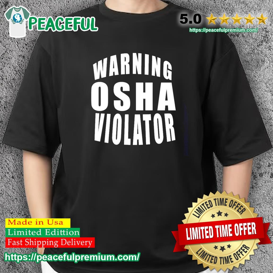 Warning Osha Violator Shirt