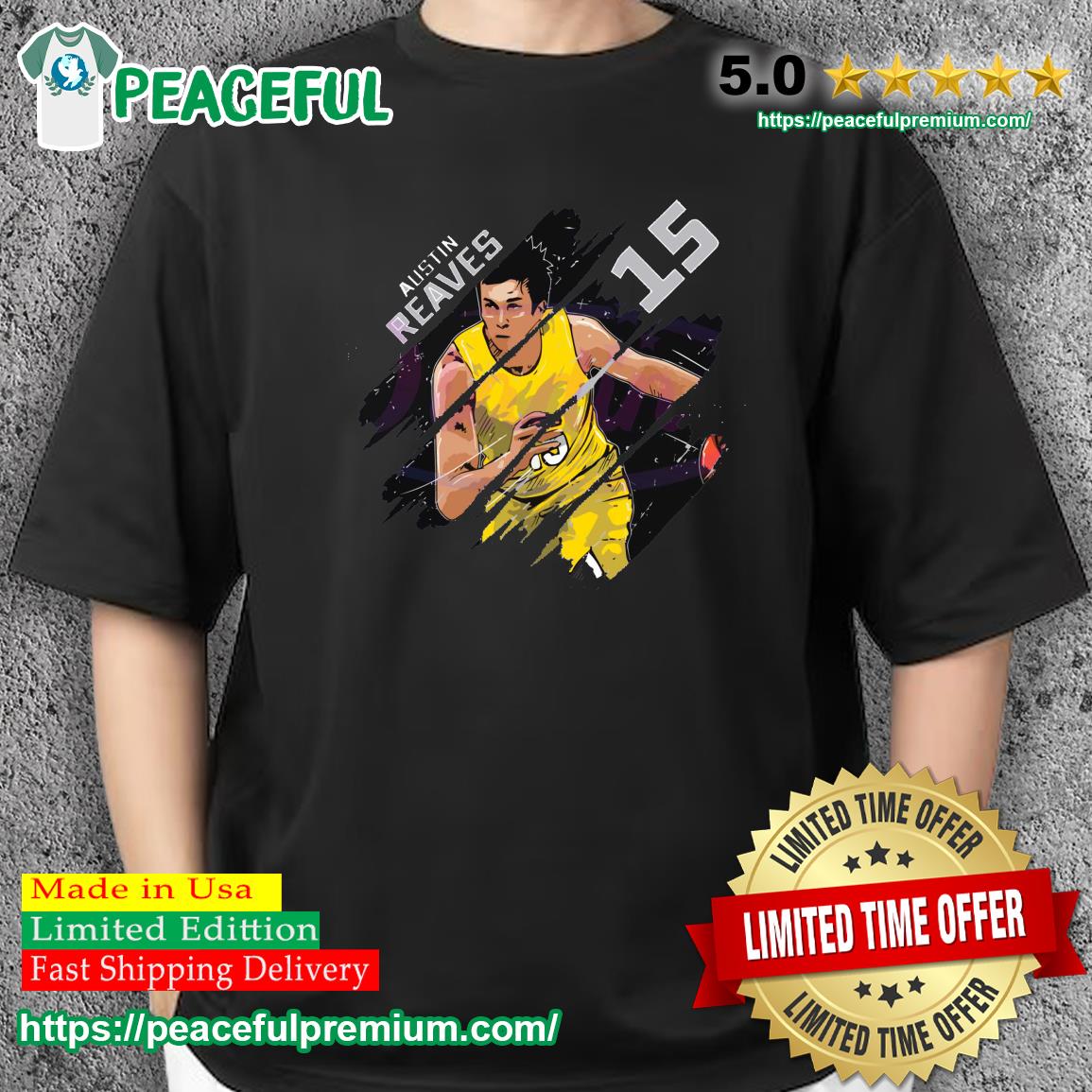 Austin Reaves 15 Los Angeles Lakers basketball 2023 T-shirt, hoodie,  sweater, long sleeve and tank top