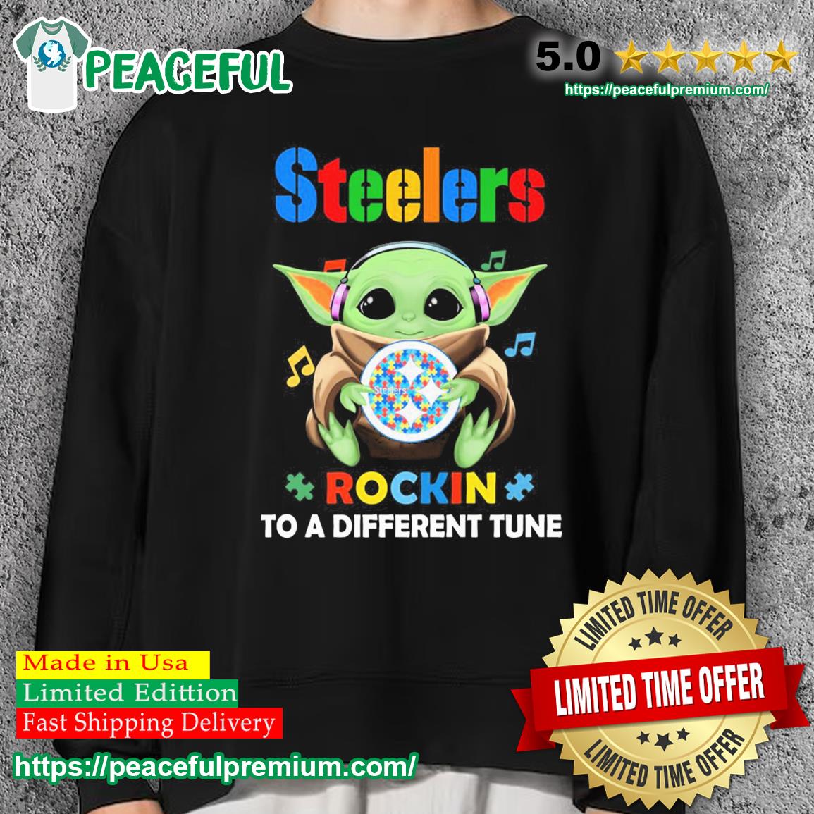 Baby Yoda 49ers Autism rockin to a different tune shirt, hoodie