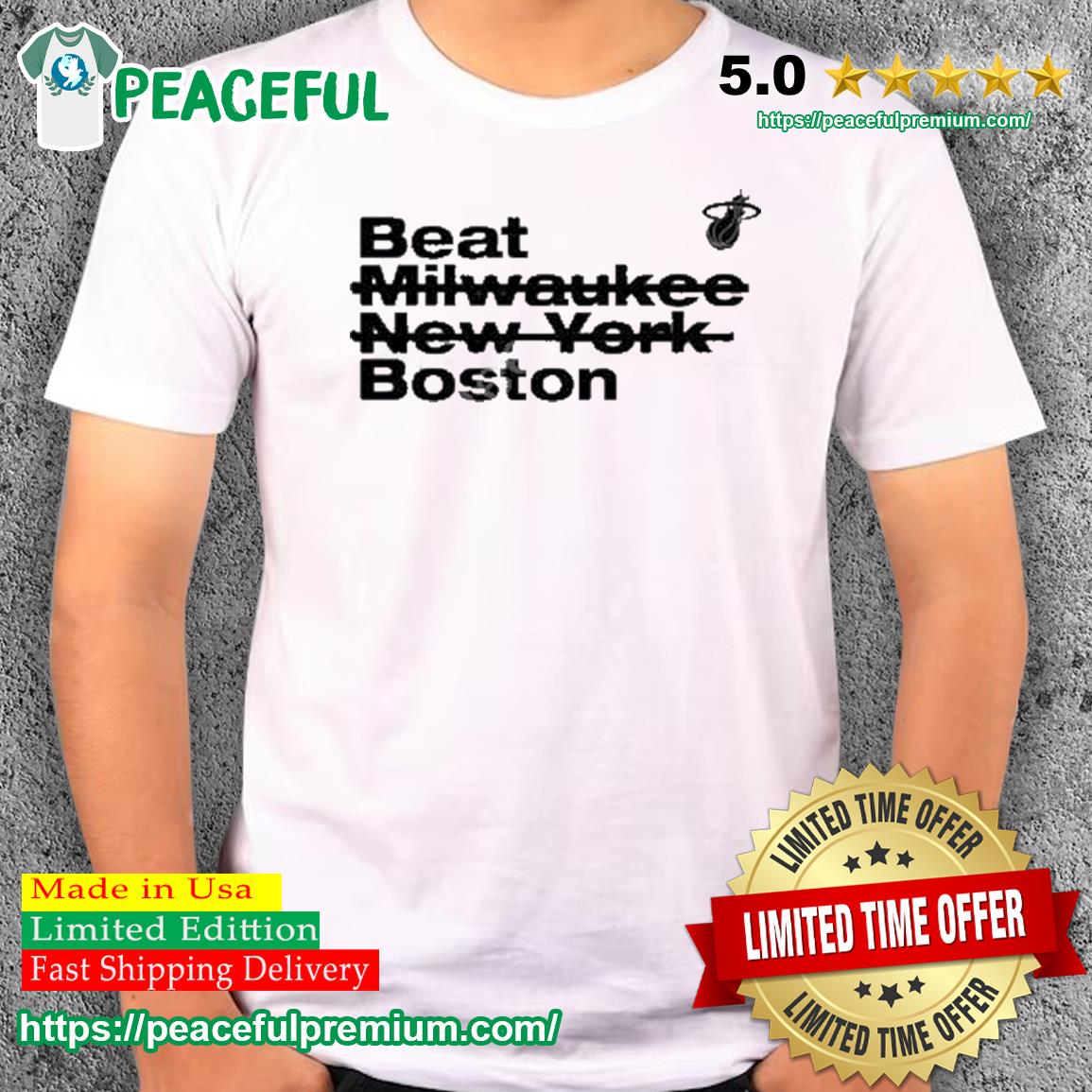 Beat Milwaukee New York Boston Shirt