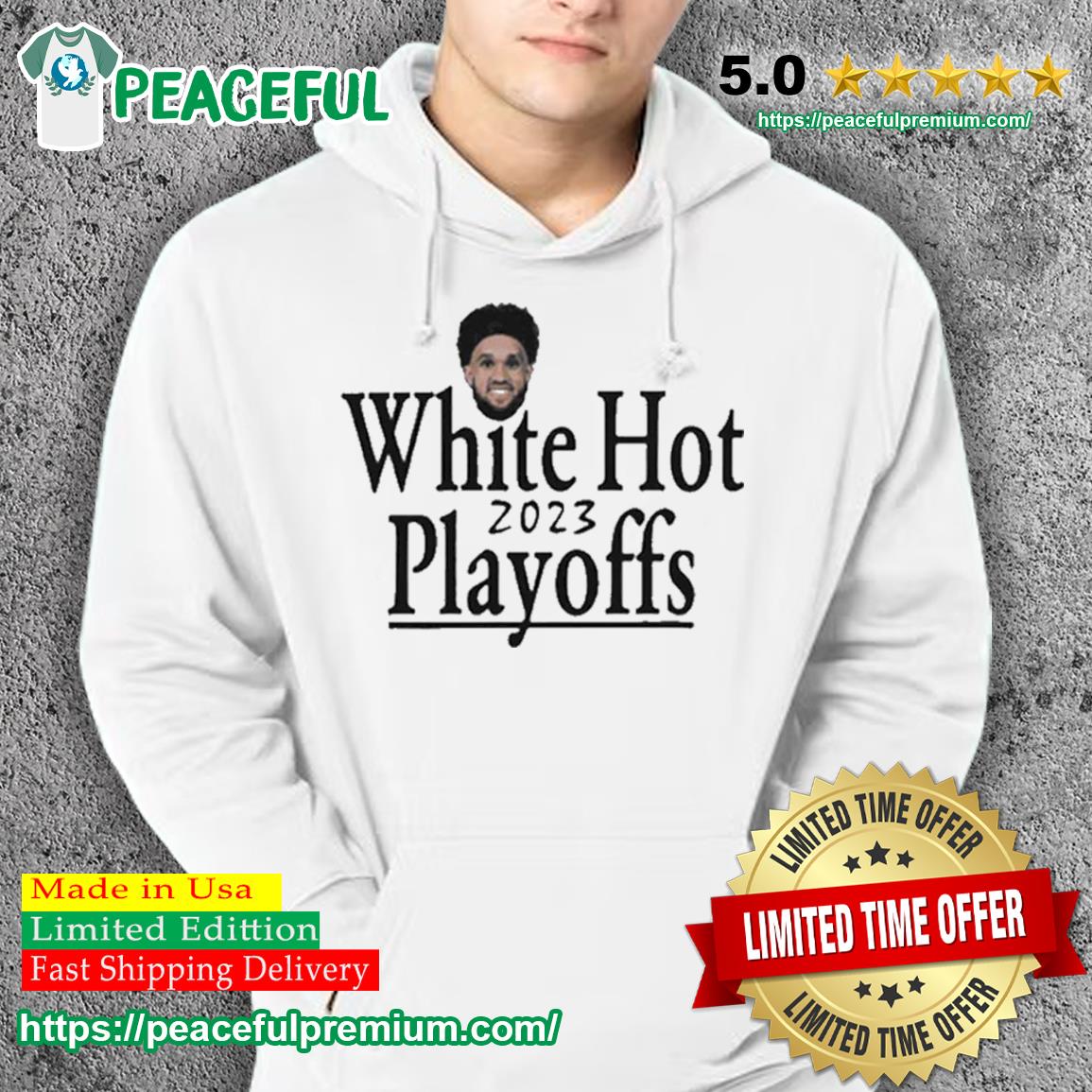Derrick White Miami Heat White Hot 2023 NBA Playoffs shirt, hoodie, sweater  and long sleeve