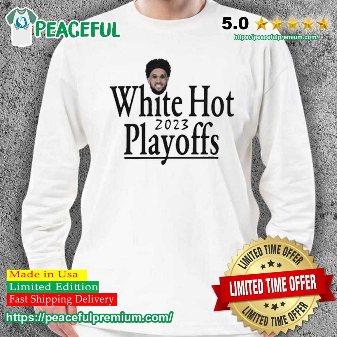 Official Derrick White Miami Heat White Hot 2023 Nba Playoffs shirt,  hoodie, sweater and long sleeve