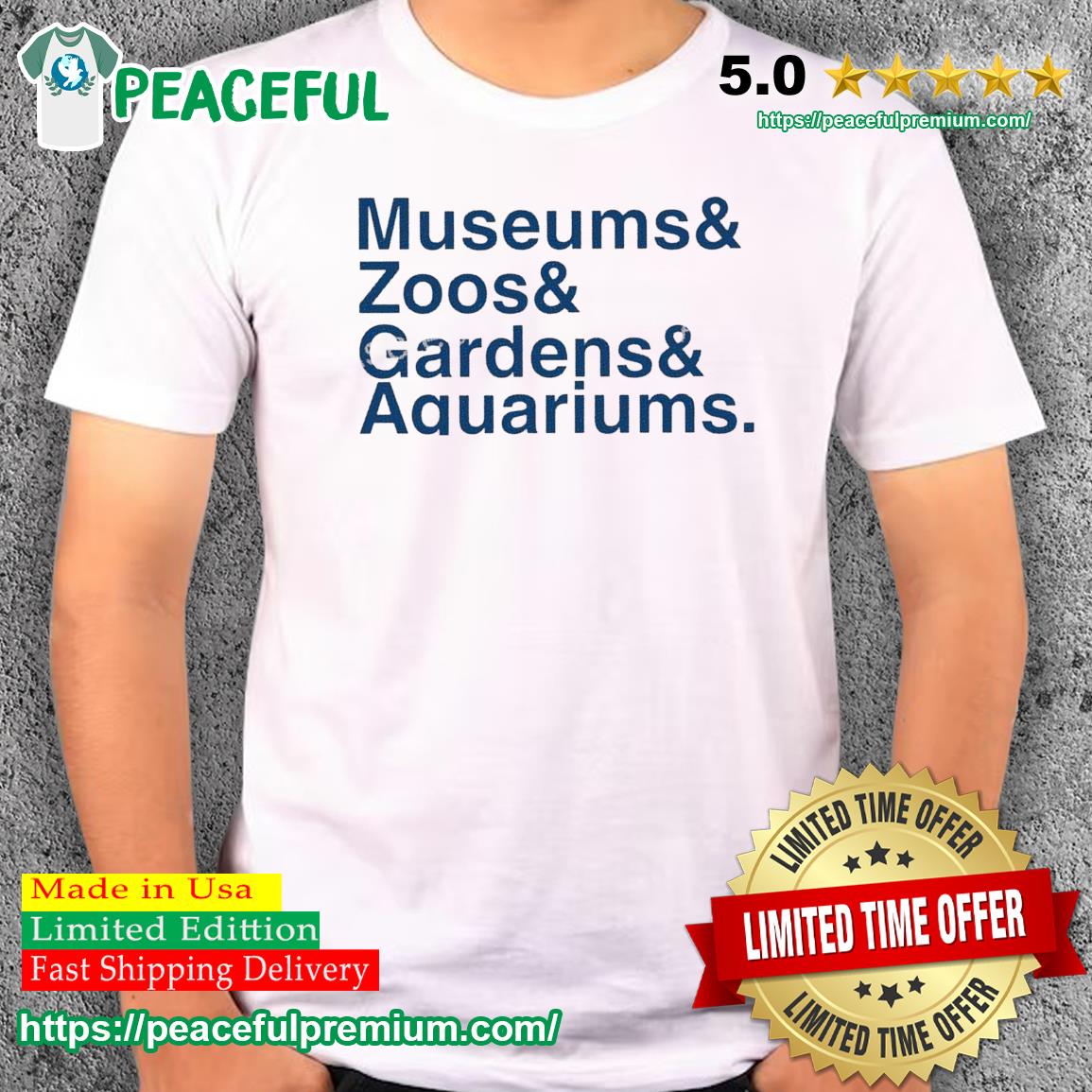 Dustin Growick Museums & Zoo & Gardens & Aquariums Shirt