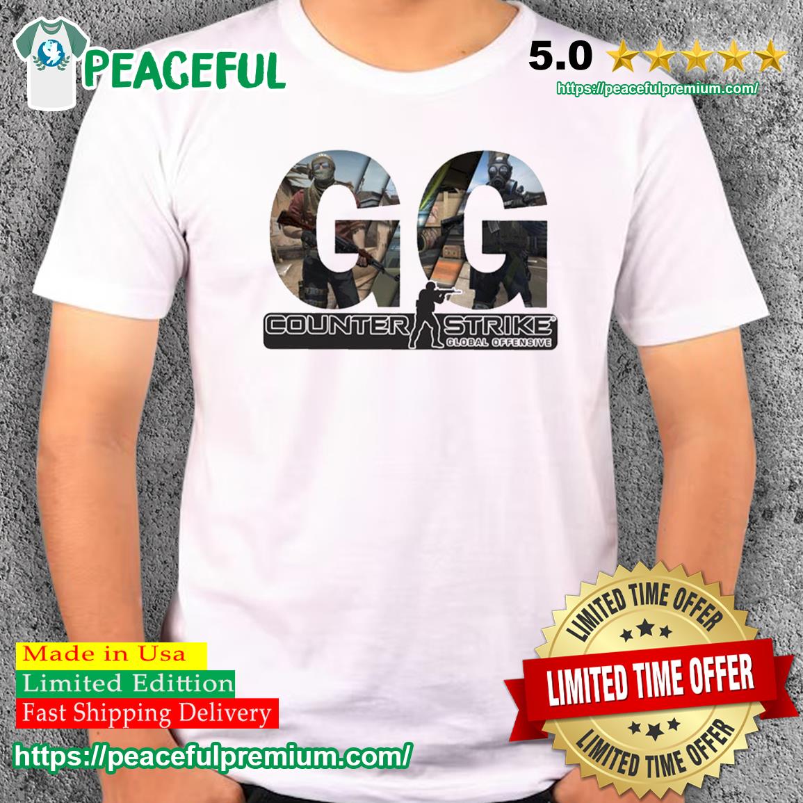 Global Offensive Counter Strike Gg Shirt