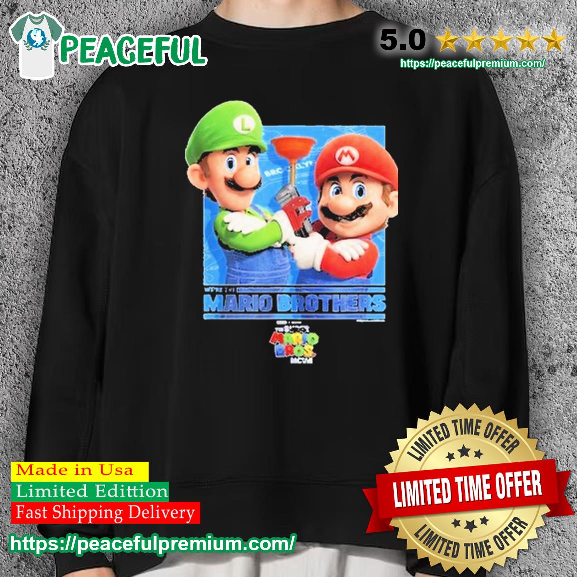 Mario Brothers The Super Mario Bros Shirt