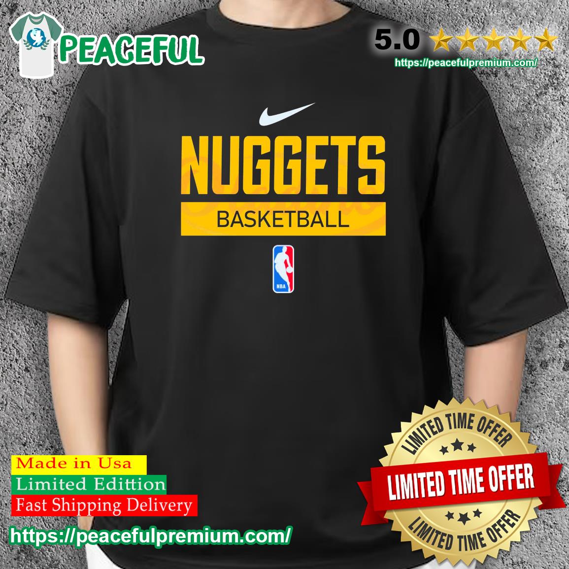 Nike Denver Nuggets Basketball NBA 2023 Shirt