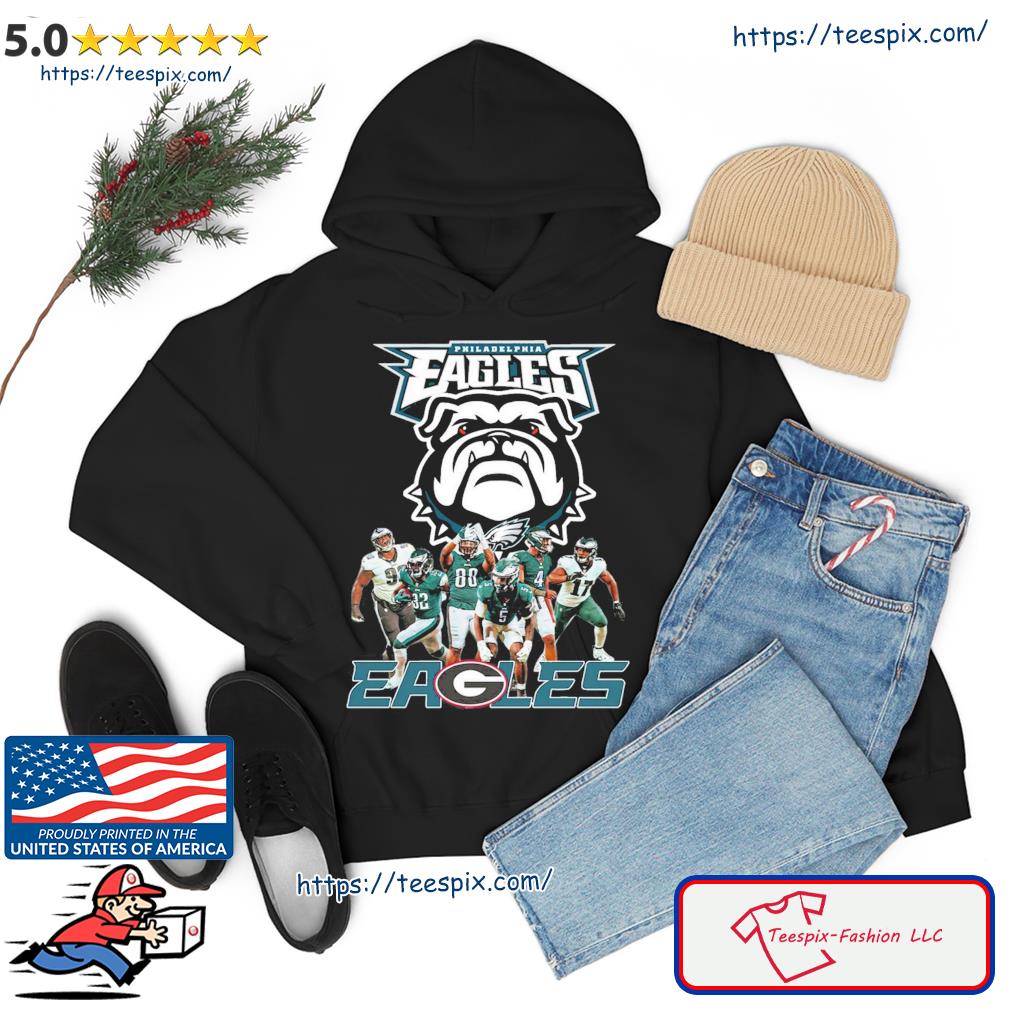 Philadelphia Eagles Georgia Bulldogs Dawgs Eagles NFL Draft Players Shirt -  Teespix - Store Fashion LLC