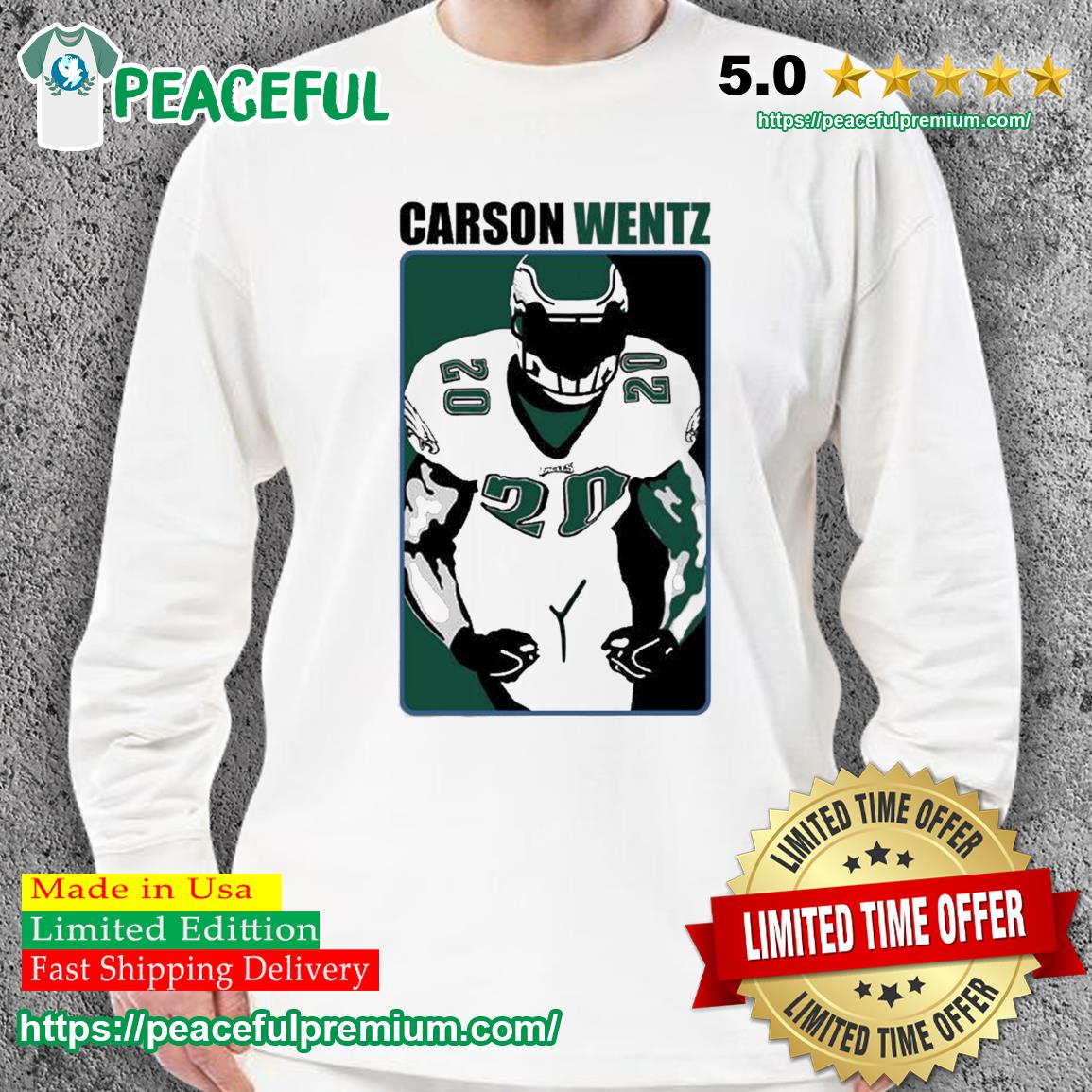 Star Carson Wentz Graphic Shirt sweater