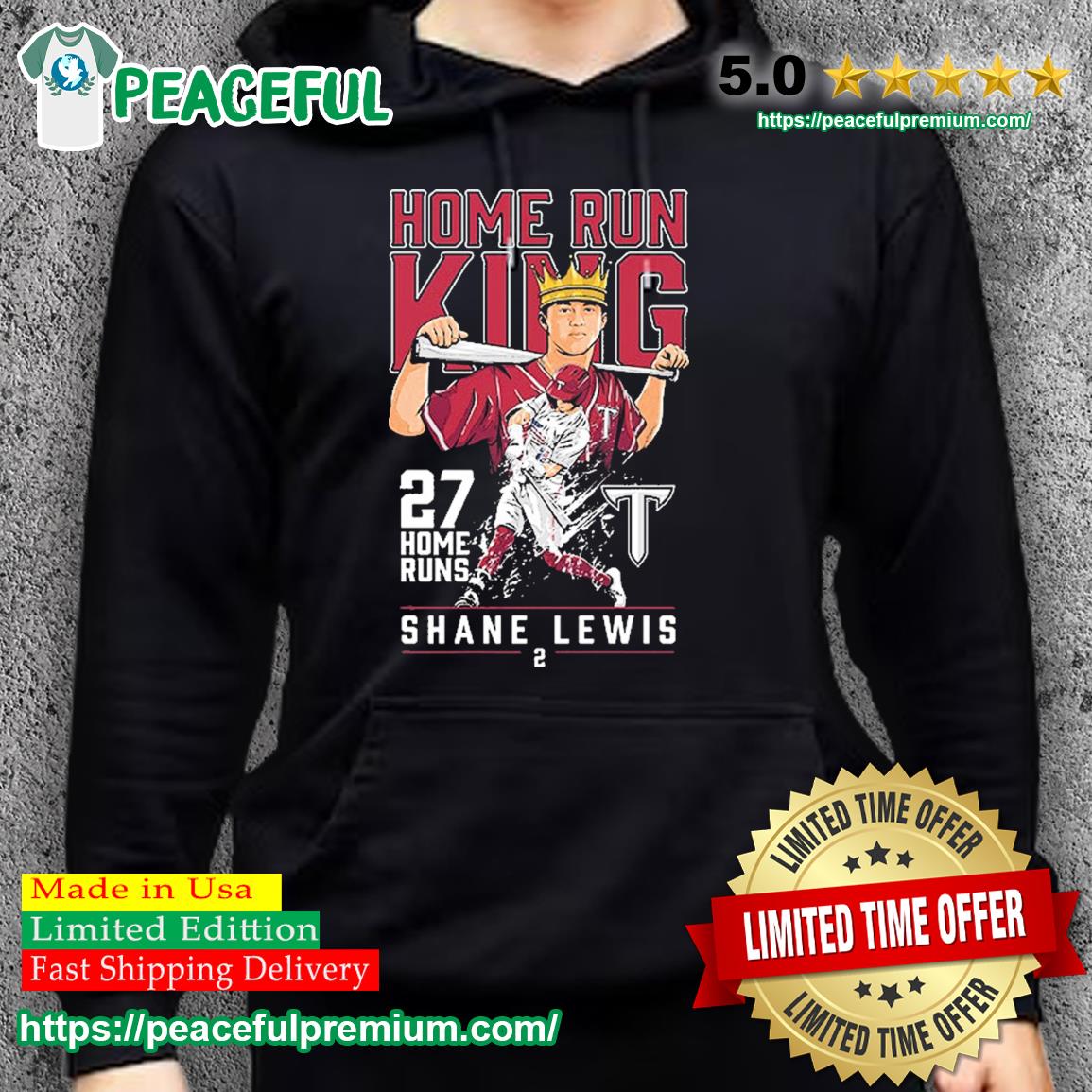 Troy Trojans Shane Lewis Home Run King Shirt hoodie