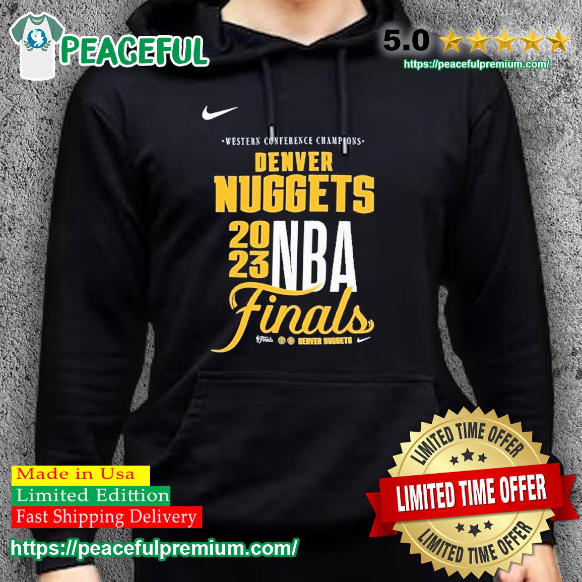 Official Western conference champions denver nuggets nike 2023 NBA finals t- shirt, hoodie, sweater, long sleeve and tank top