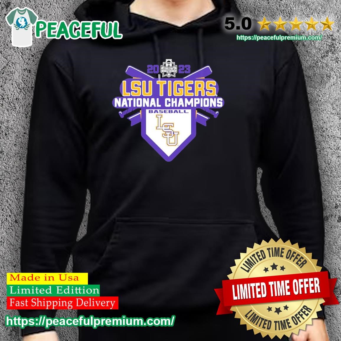 Baseball National Champions 2023 LSU Tigers Baseball Shirt, hoodie
