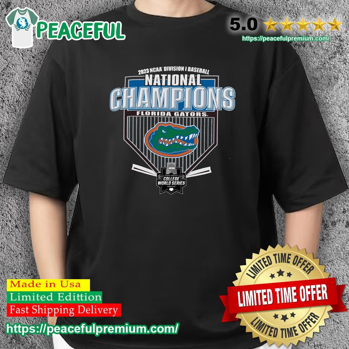 Florida Gators 2023 NCAA Men's Baseball College World Series shirt