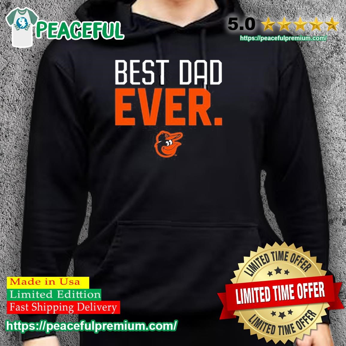 Baltimore Orioles Best Dad Ever Father'S Day 2023 Shirt - hoodie