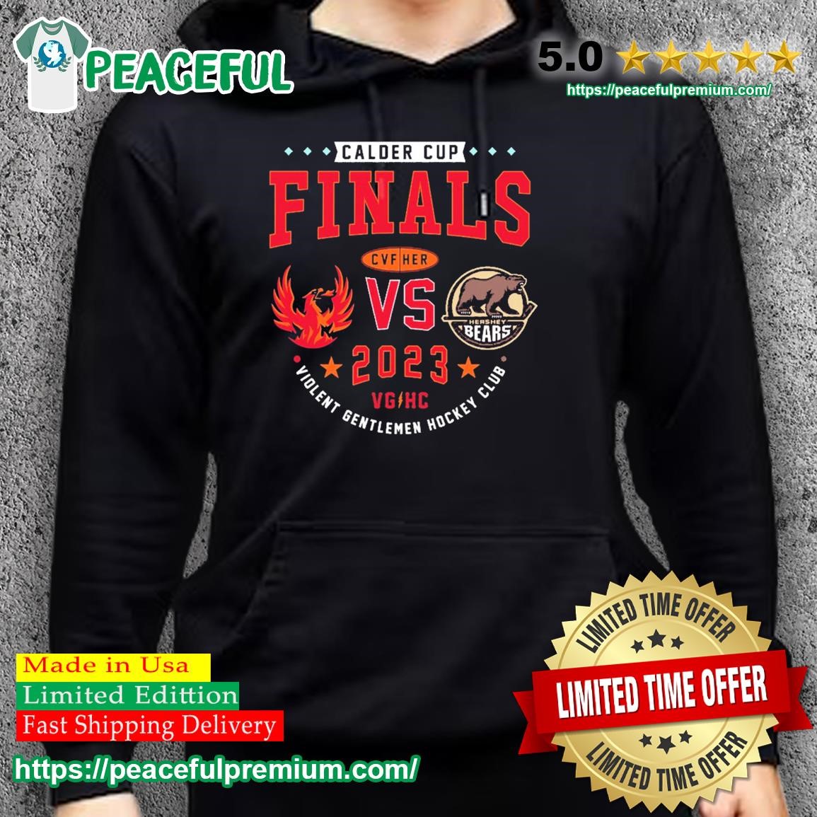 Calder Cup Final 2023 Hershey Bears Vs Coachella Valley Firebirds Violent  Gentlemen Hockey Club Shirt, hoodie, sweater, long sleeve and tank top