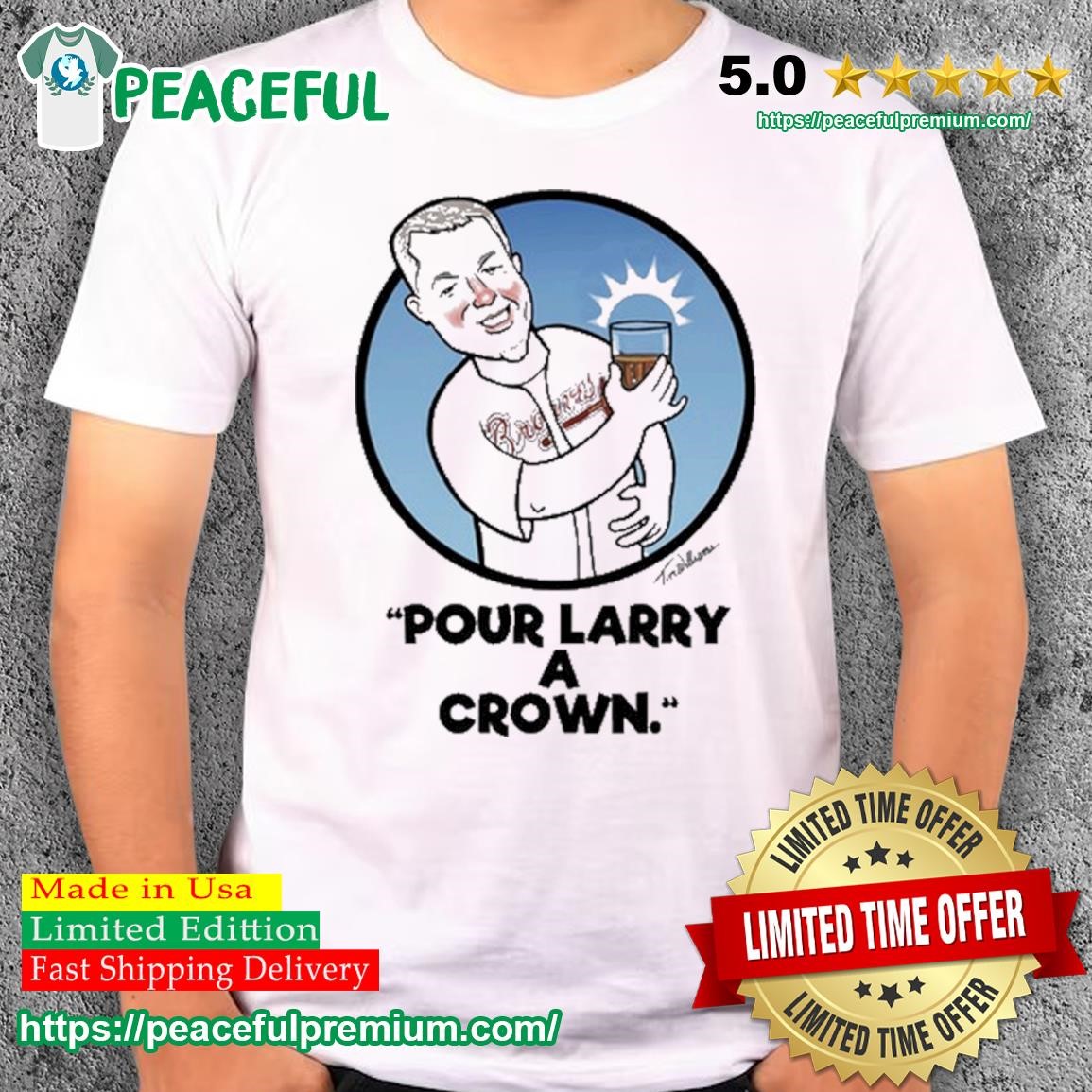 Chipper Jones Pour Larry A Crown Shirt, hoodie, sweater, long sleeve and  tank top