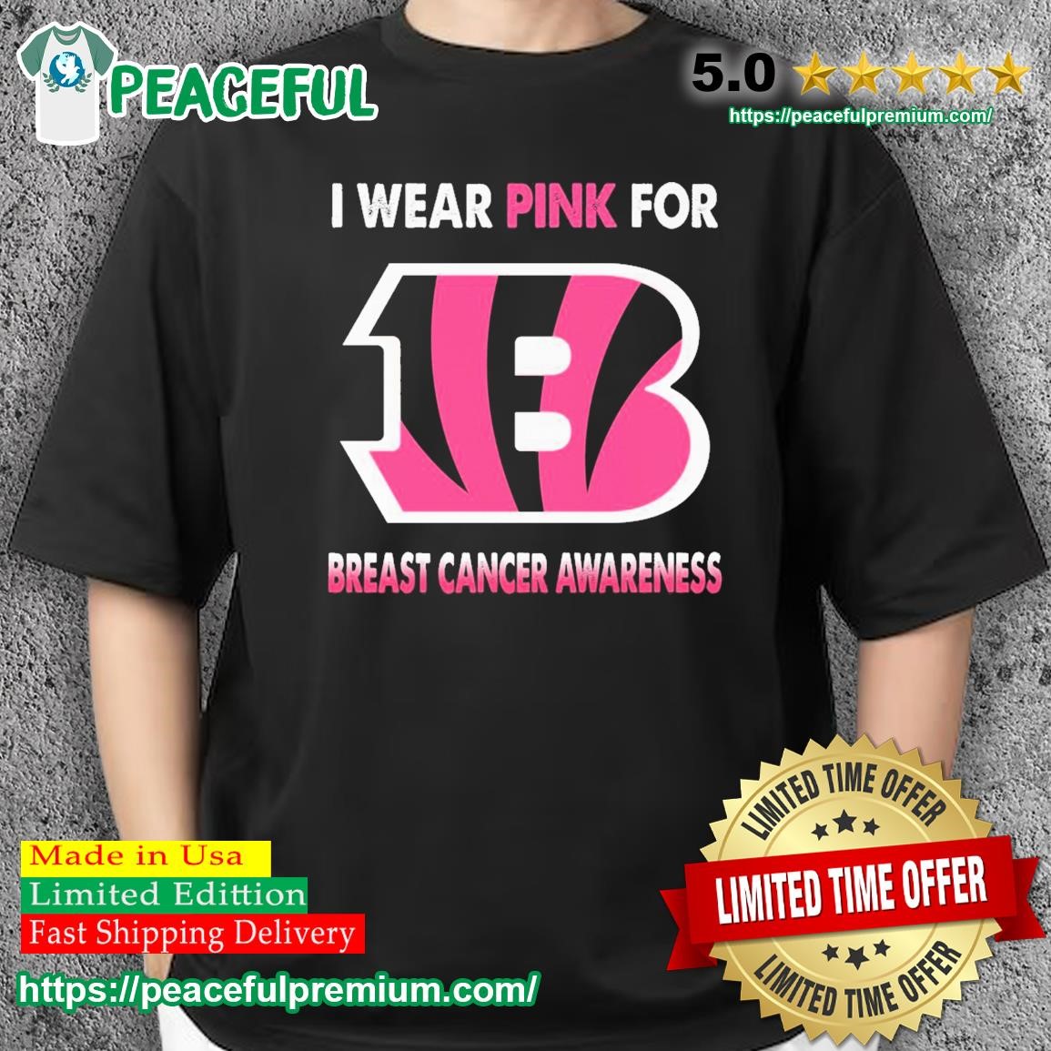 cincinnati bengals breast cancer shirt