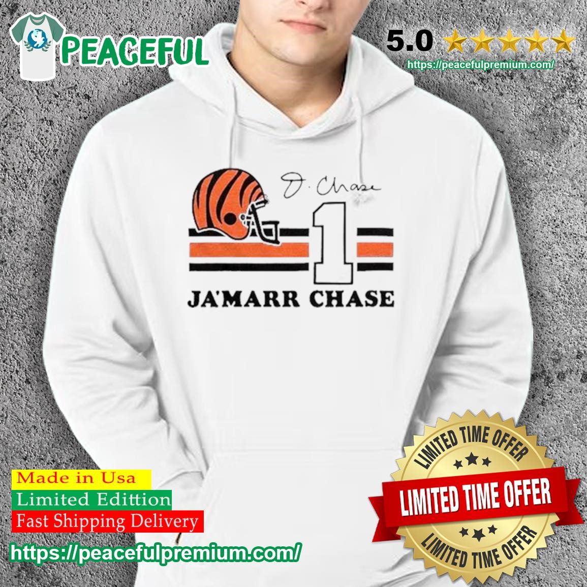 Cincinnati Bengals Ja'marr Chase #1 Signature Shirt