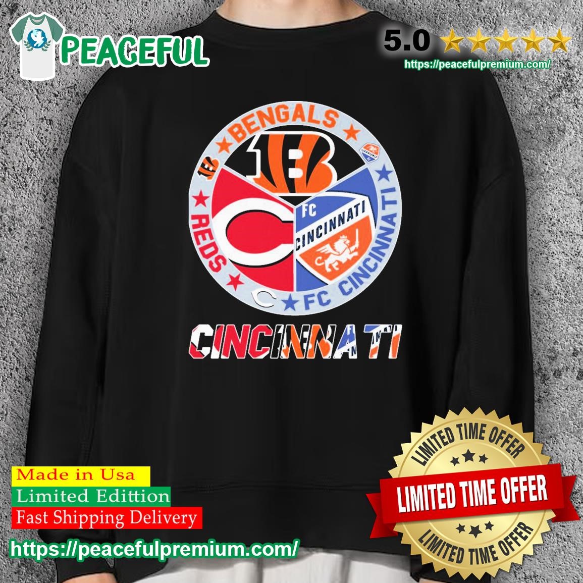 Buy Red Bengals Fc Cincinnati Logo Sport Team Shirt For Free Shipping  CUSTOM XMAS PRODUCT COMPANY