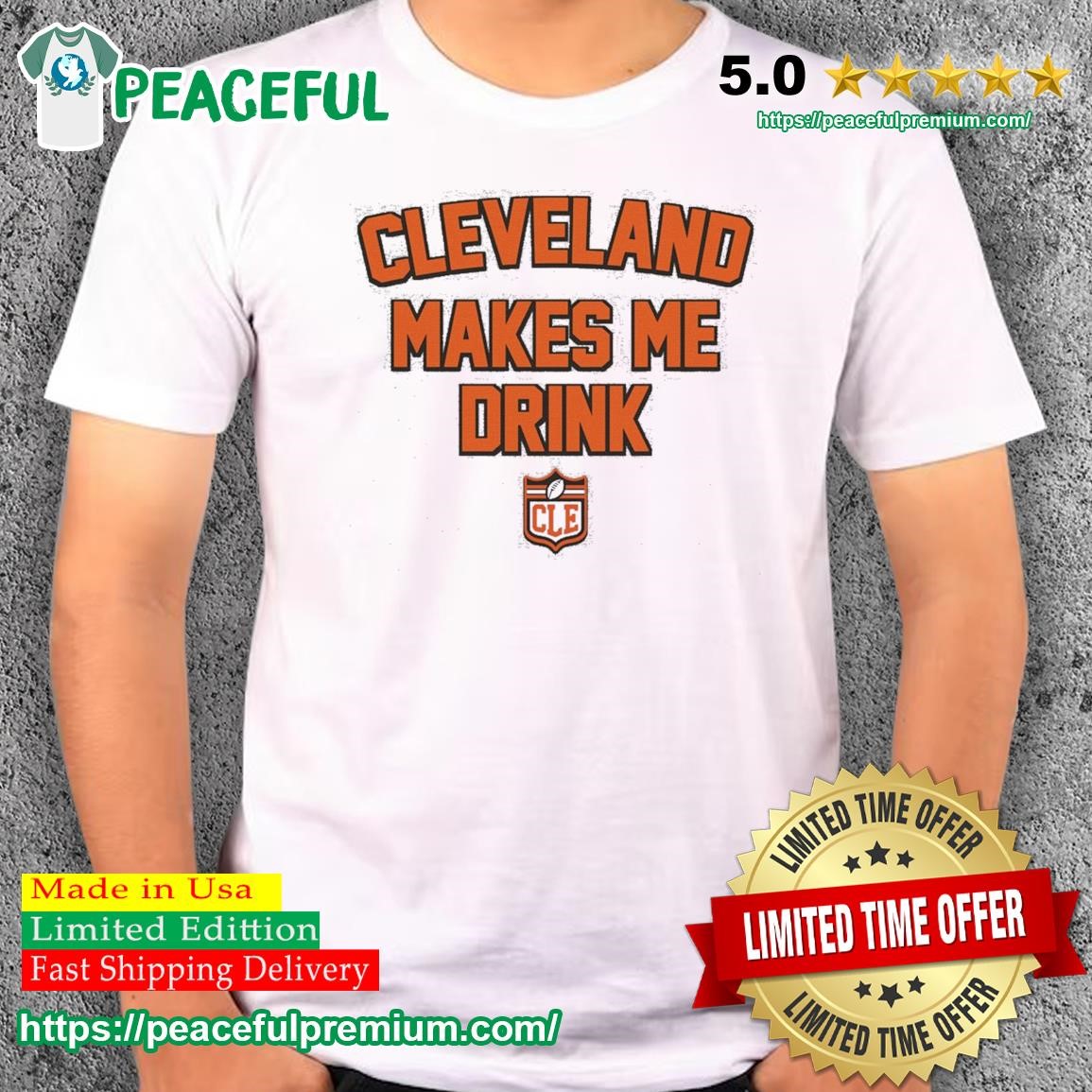 Cleveland Browns Cleveland Makes Me Drink Shirt, hoodie, sweater