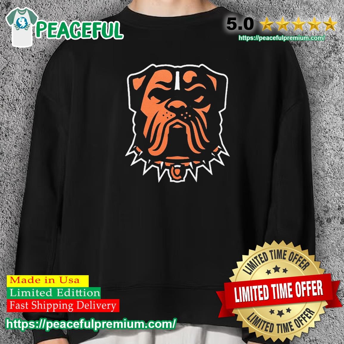 Cleveland browns 2023 browns dog logo t-shirt, hoodie, longsleeve