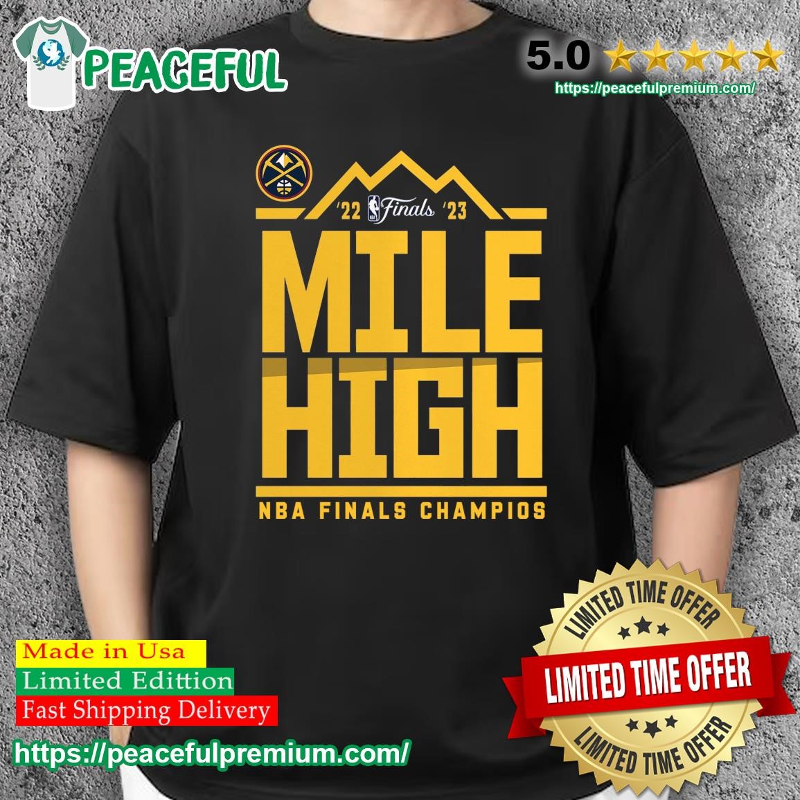 Denver Nuggets Mile High City NBA Finals Champion Shirt - Bring Your Ideas,  Thoughts And Imaginations Into Reality Today