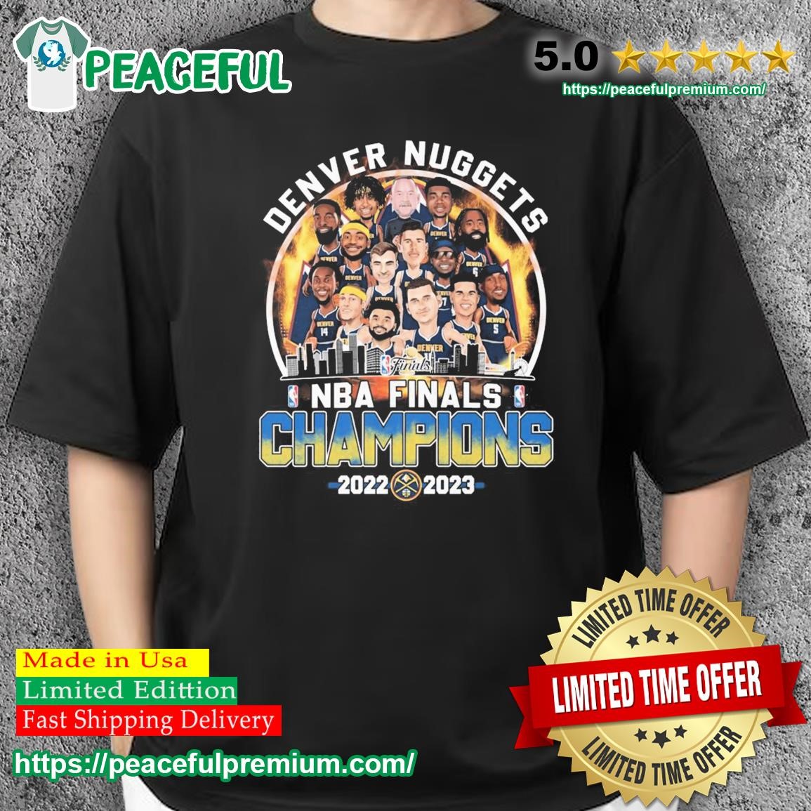 Mutant Ninja Turtles Denver Nuggets 2023 NBA Finals Champions Shirt