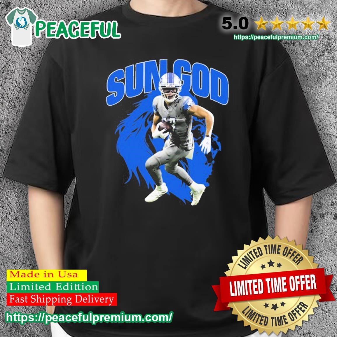 Detroit Lions Amon Ra Sun God shirt, hoodie, sweater, long sleeve and tank  top