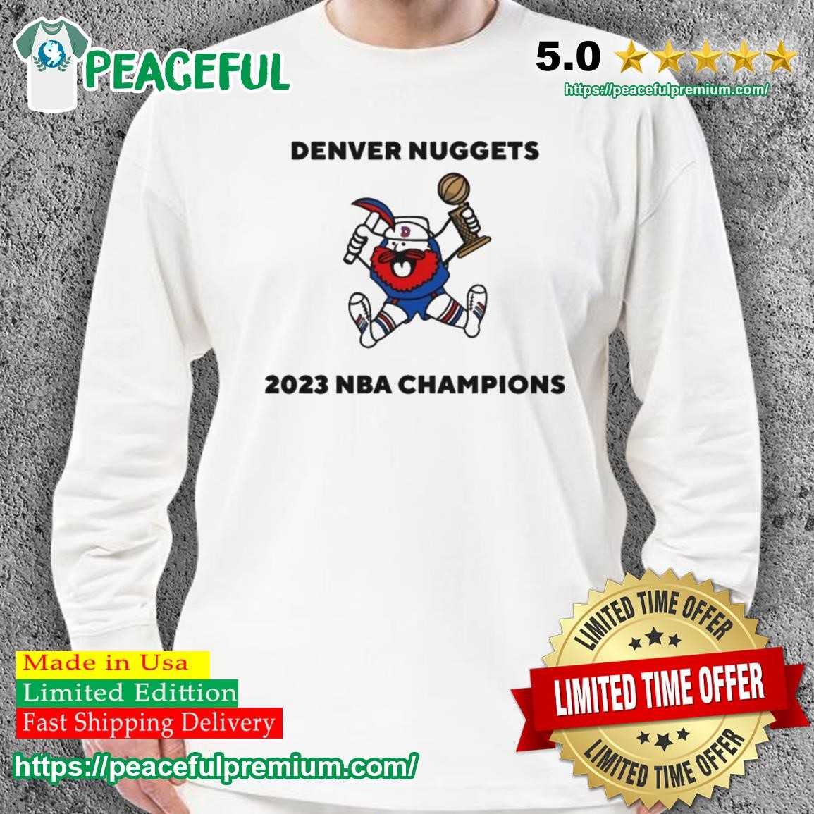 Logo Denver nuggets finals 2023 vintage NBA merch gift for dad husband Champions  shirt, hoodie, sweater, long sleeve and tank top