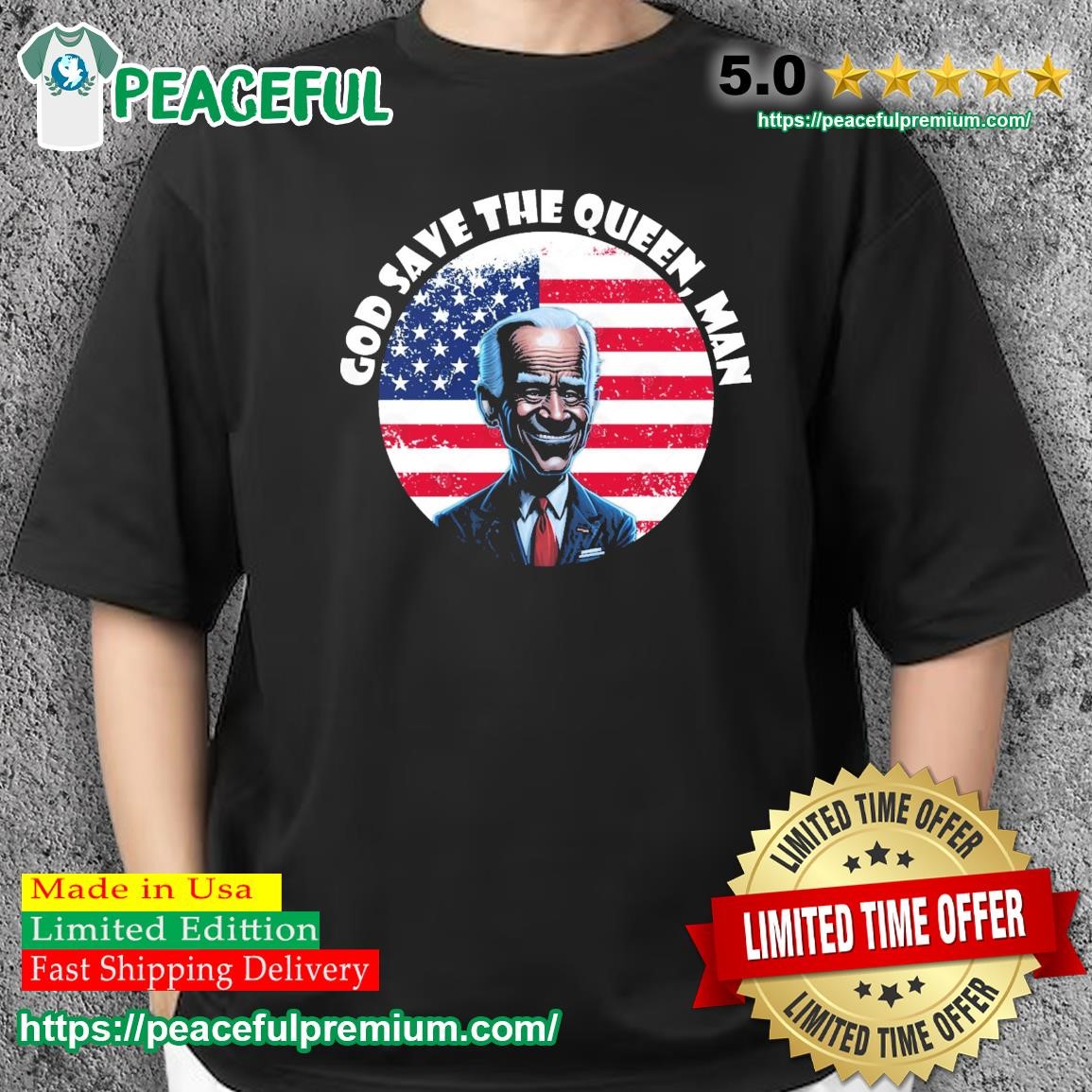 God Save The Queen, Man Funny Biden Meme 4th July T-Shirt, hoodie, sweater,  long sleeve and tank top