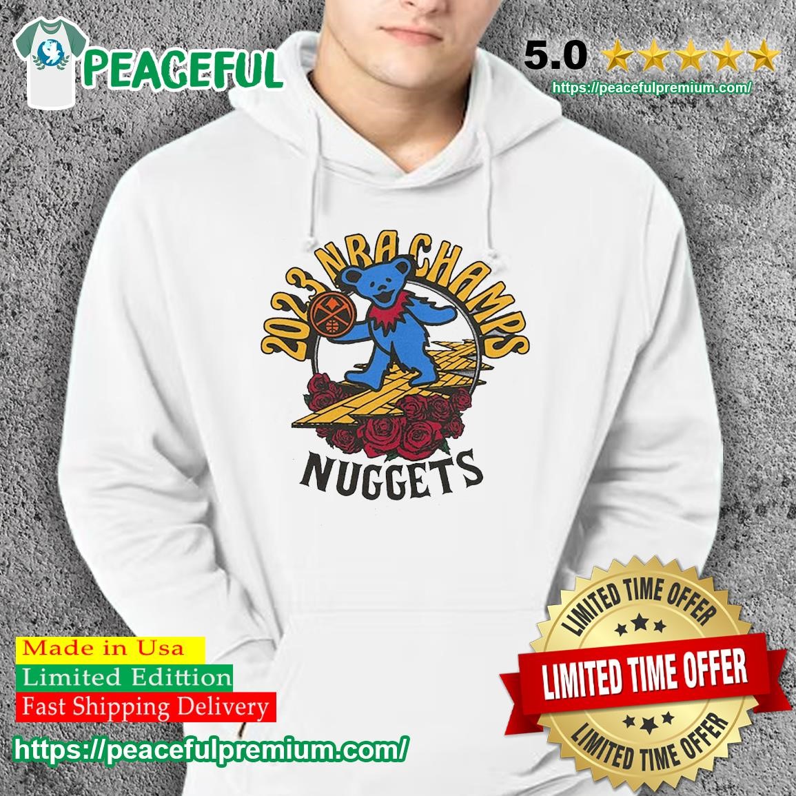 Nuggets Merch Denver Nuggets Grateful Dead tee shirt, hoodie, sweater, long  sleeve and tank top