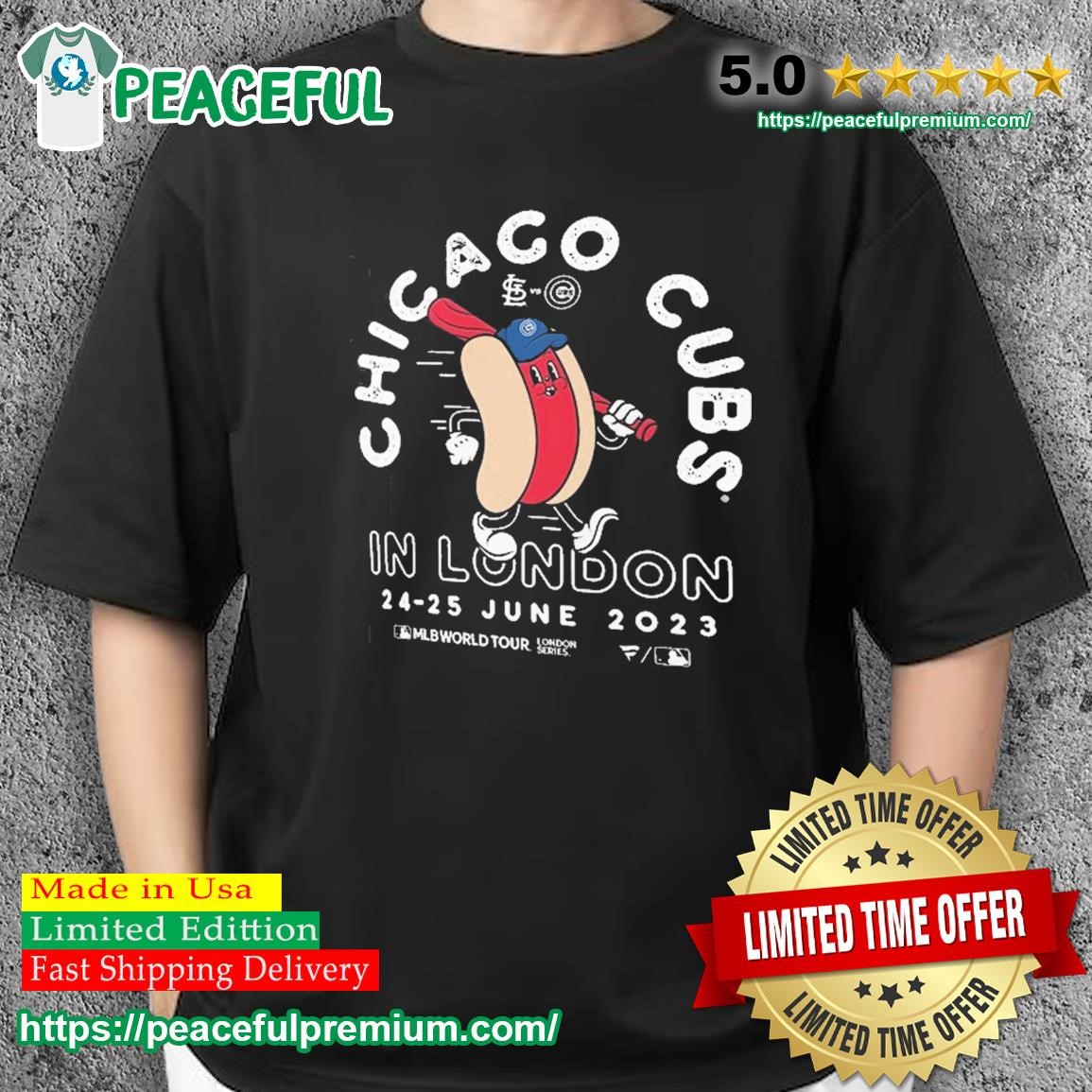 St. Louis Cardinals vs Chicago Cubs MLB World Tour London series 2023  poster shirt, hoodie, sweater, long sleeve and tank top