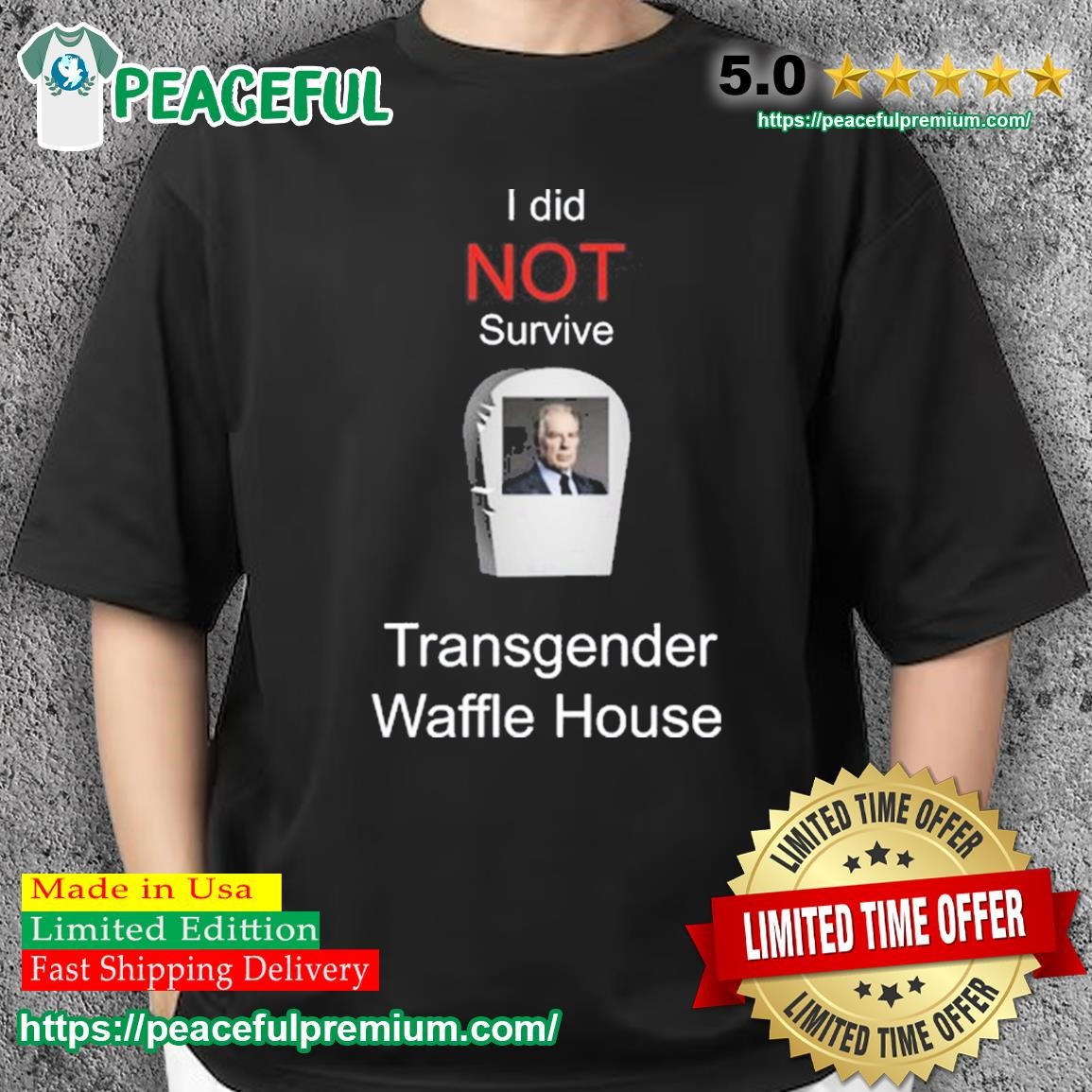 I did not survive transgender Waffle House shirt, hoodie, sweater, long  sleeve and tank top