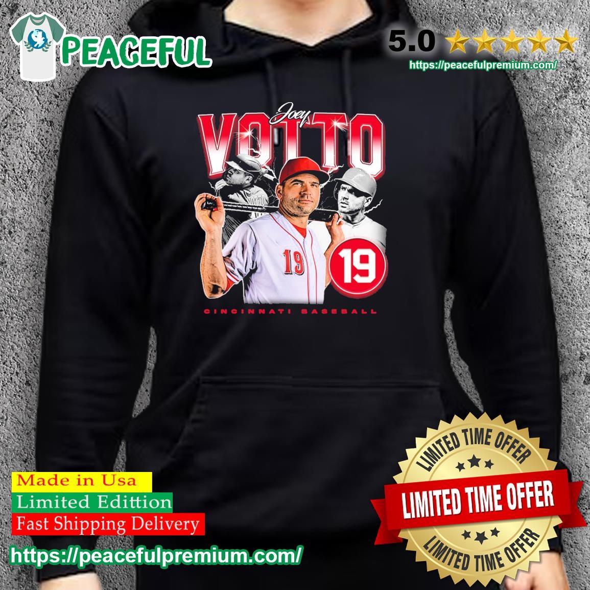 Joey Votto 19 Cincinnati Reds baseball 2023 T-shirt, hoodie, sweater, long  sleeve and tank top