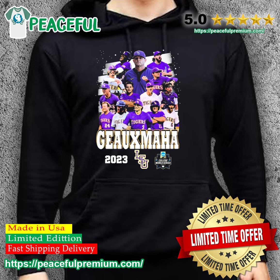 Official lsu Tigers Team Geauxmaha 2023 Mens World Series Shirt, hoodie,  sweater, long sleeve and tank top