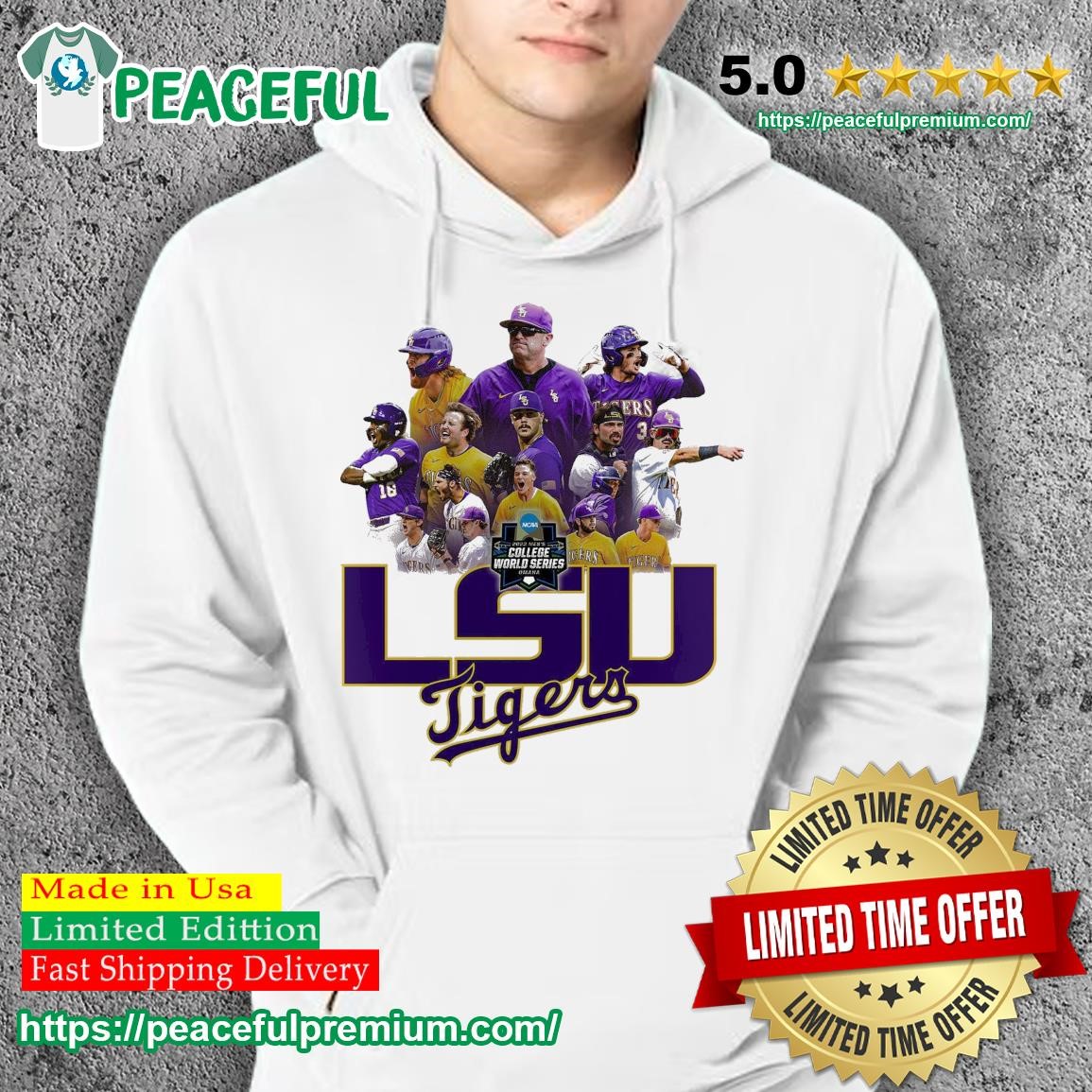 Team Lsu Tigers 2023 Ncaa College World Series Shirt