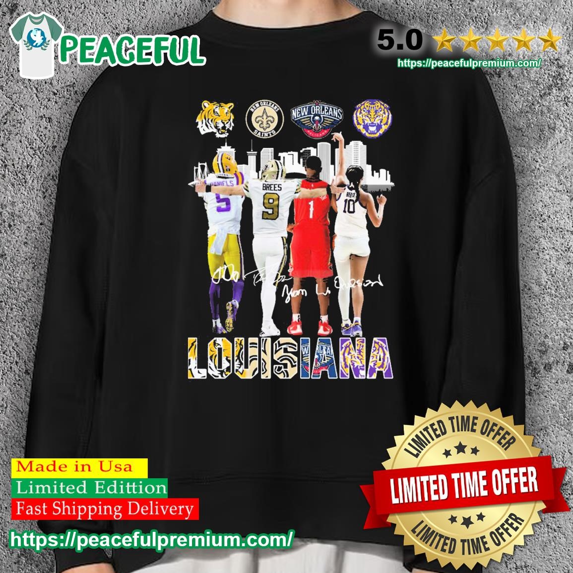 Louisiana Lsu Tigers New Orleans Pelicans Saints City